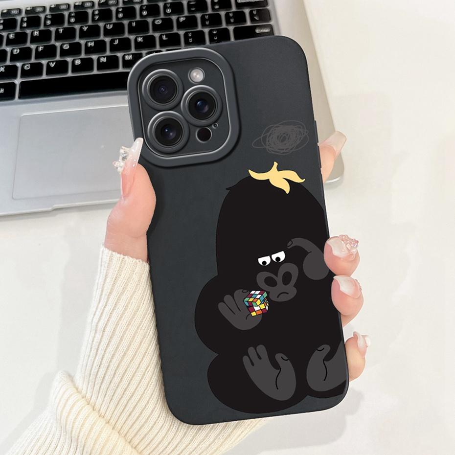 Objektiv-Schutzhülle für iPhone 15 Pro Max iPhone15 15Pro Niedlich Lustig Cartoon-Stil Gelee Silikon Weiche Handyhüllen