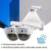 Fake Security Camera with Motion Sensor Light,Solar Outdoor Lights,Waterproof Wall Lamp for Garden,Yard,Street, Auto on/Off, Deterrent & Lighting