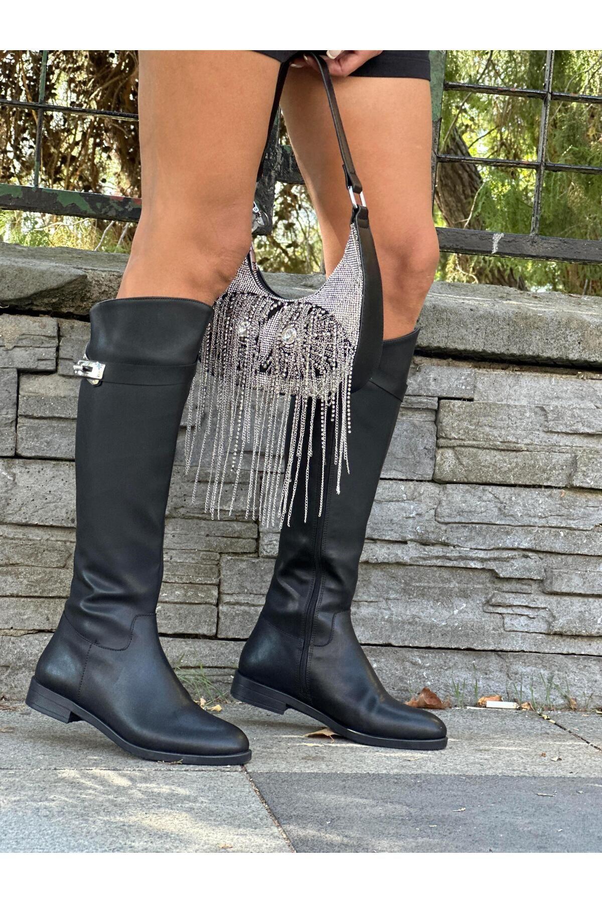 

Женские современные стильные модные ботинки Сапоги Zuen Boots Черный 36