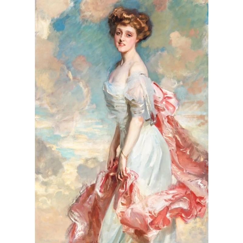John Singer Sargent Berühmter Maler Weibliches Porträt Sammlung Poster Elegante Frau Leinwandgemälde Wandkunst Raum Heimdekor