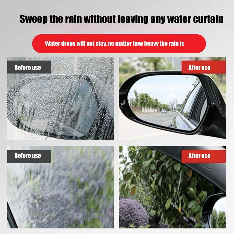 Car Glass Anti-Rain Spray 100ml Hydrophobic Nano Coating Agent Oil Film Removal Water Repellent Spray For Windshield Mirrors