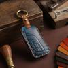 Leather Protector Case Bag Set for Lexus LM350h LM500 Keyless Go Remote Car Fob Key Cover Holder Shell