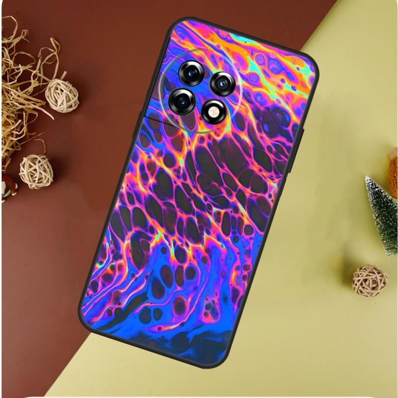 Psychedelic trippy abstract art For OnePlus 13 13R 12 12R 11 9 10 Pro 8T 9RT 10T 10R Nord 4 CE 2 3 Lite N20 N30 Phone Case