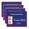 Carta de Mahjong 2026 Revisão Oficial – Cartas de Mahjong Americano com Letra Grande 2026,