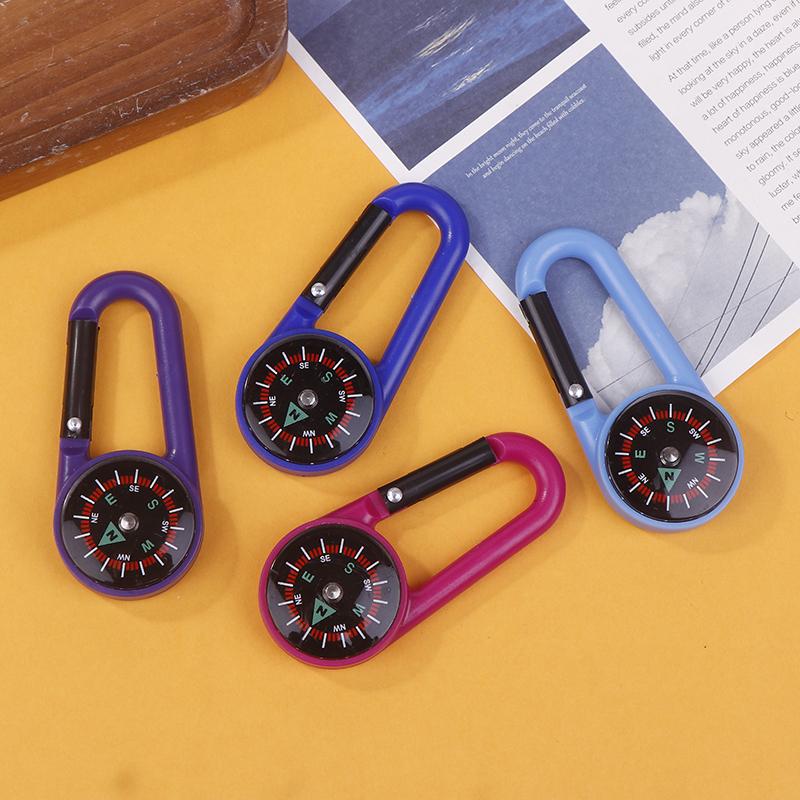Εξωτερικό ABS Μίνι Πυξίδα Καραμπίνερ Κάμπινγκ Πολύχρωμο Κλειδοθήκη Γρήγορης Απελευθέρωσης Ορειβασία Πεζοπορία Πόρπη Σακιδίου Με Πυξίδα