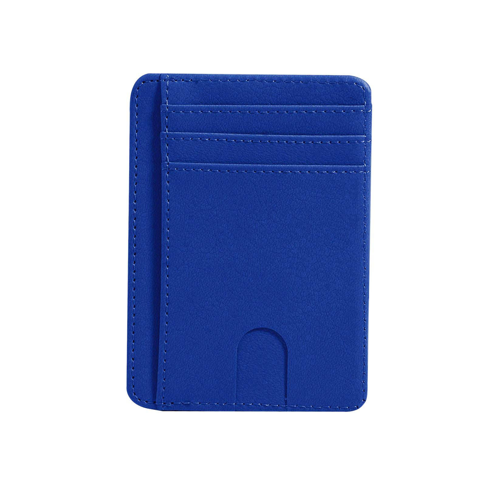 

Тонкий держатель для карт, кошелек с RFID-блокировкой, держатели для кредитных карт, деньги для чехла, кошелек из искусственной кожи для женщин и мужчин