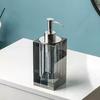 European Grey Crystal Glass Lotion Bottle Mouthwash Cup Toothbrush Shelf Bathroom Accessories Luxury Crystal Toothbrush Shelf