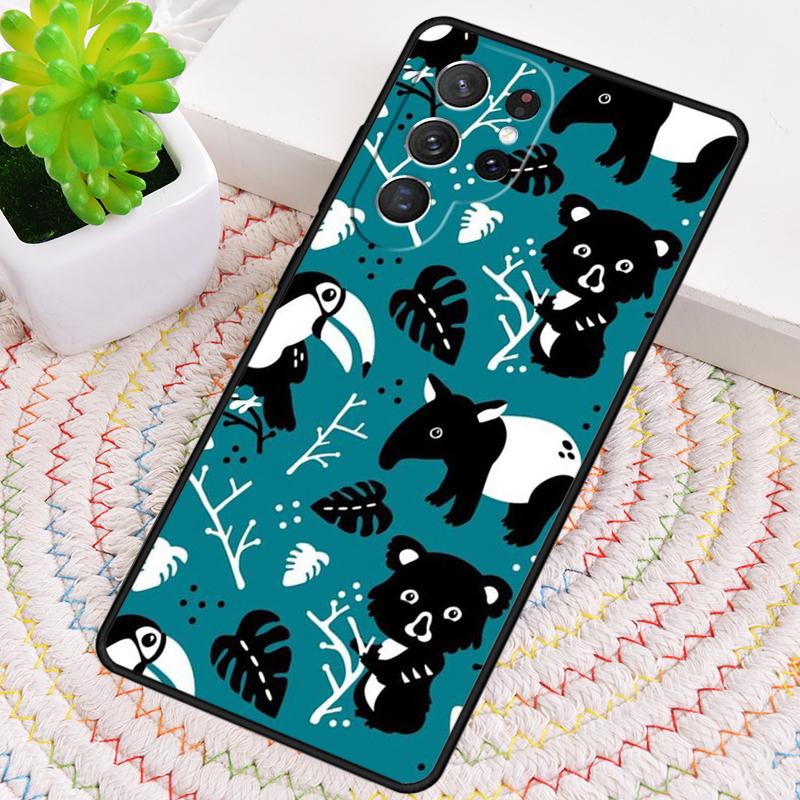 Wild Forest Animal TPU Phone Case For Samsung Galaxy note 10 pro S26 S25 S24 S23 S22 Ultra Plus S21 FE S20 Shockproof Cover