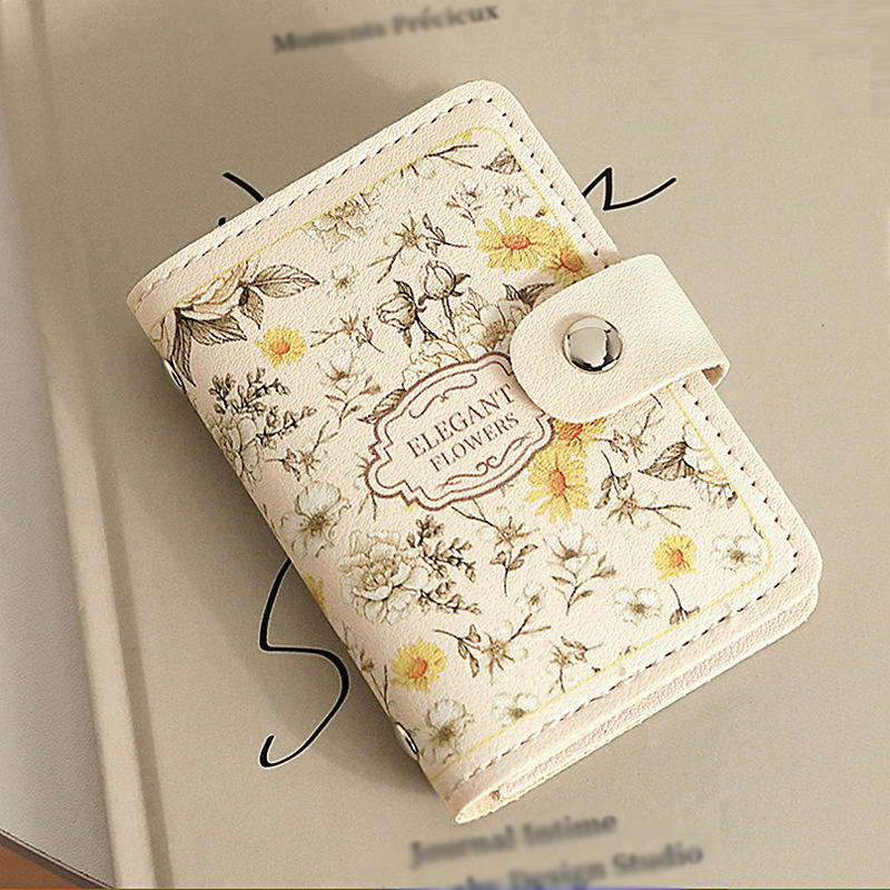New 20 Card Pockets Women Wallets Pu Leather Large Capacity Money Bag Lightweight Waterproof Business Card Case Women