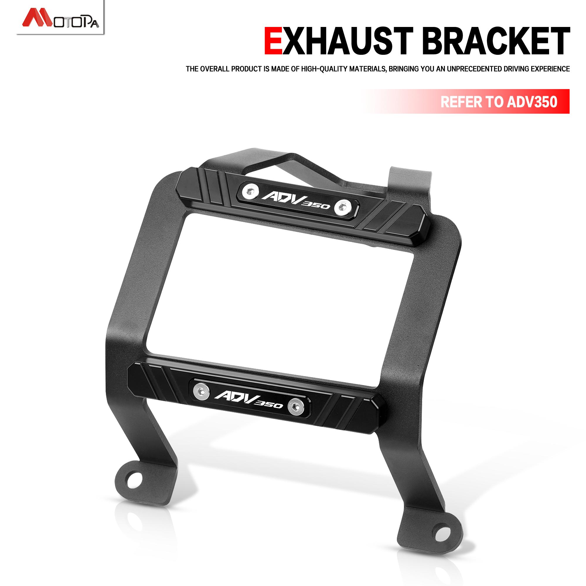 For Honda ADV350 2024 2025 Exhaust Guard Crash Bar Bumper Muffler Protector Stunt Cage Falling Protection ADV 350 Accessories чёрный