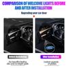 2Pcs LED HD Car Door Wireless Welcome Light Projector Lamps For Ford Focus Fiesta Puma Ranger Kuga MK7 MAX F150 VG1