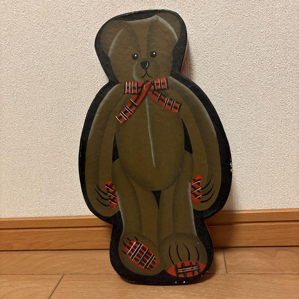 [USED] Checkered Teddy Bear In a Special Box