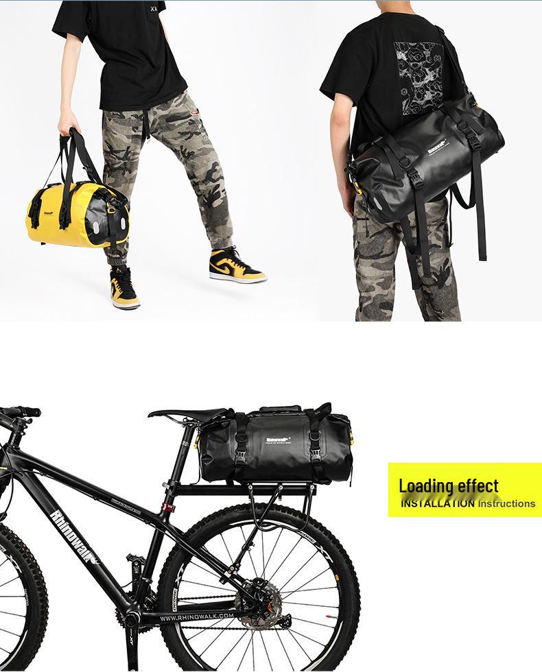 Rhinowalk 20L Waterproof Bicycle Rack Pannier & Gym Travel Bag