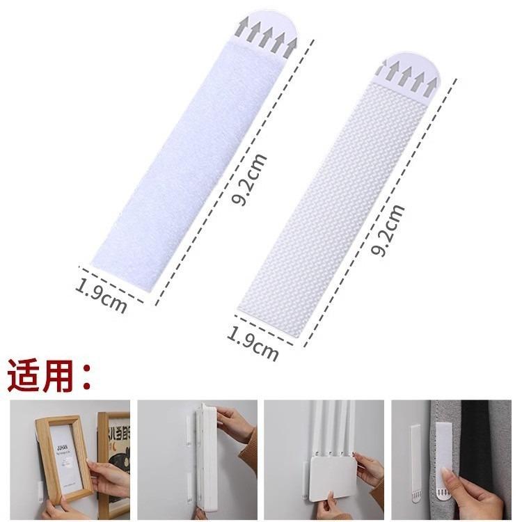 12 Pairs Heavy Duty Picture Hanging Strips Damage Free Wall Fasteners Strips For Photo Frame Hanging Sticky Tape