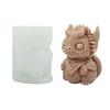 Cute Dragon Silicone Mould Resin Casting Molds Scented Candle Molds for Candle Making Plaster Soap Mold Desktop Decors