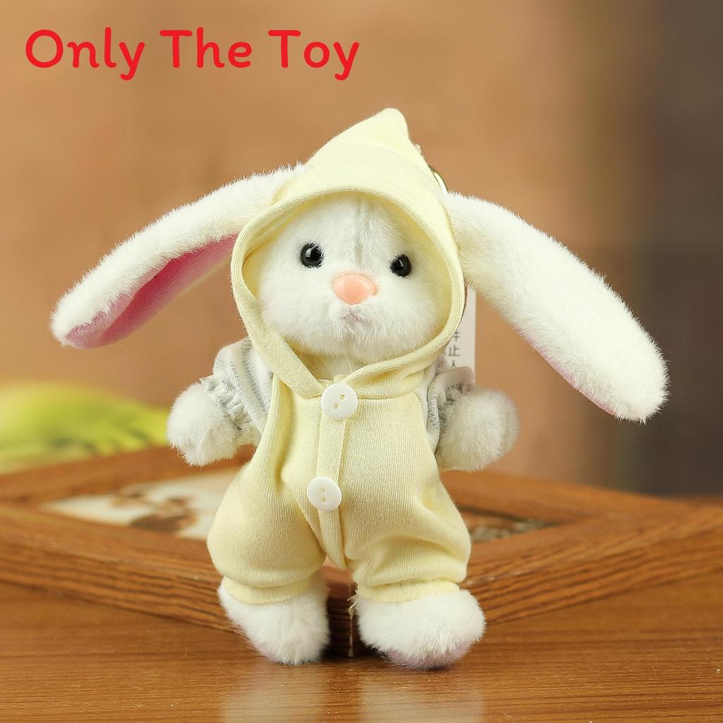 Plush Bunny Keychain With Movable Joints For Kids And Collectors
