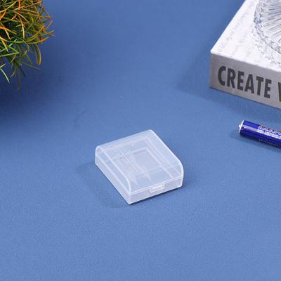 2/4 Slots Cr123A 16340 Battery Storage Boxes Transparent Hard Plastic For 16340 Cr123A Cr2 Battery Holder Container Box
