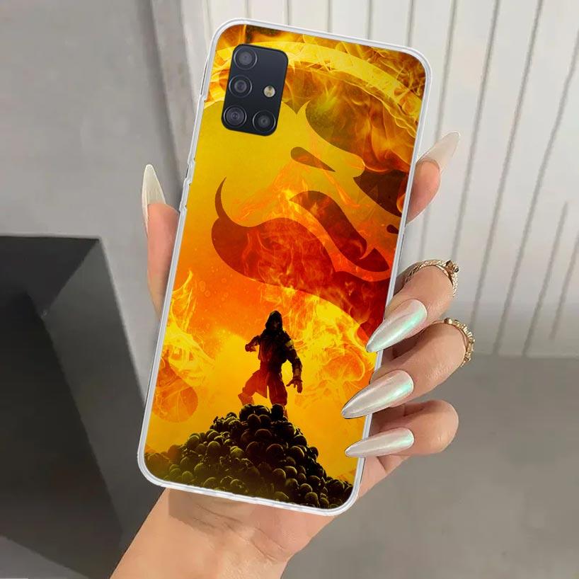 Mortal Kombat Phone Case for Samsung Galaxy A52 A32 A22 A12 A02S A50S A30S A10S Note 20 Ultra 10 Plus S10 A31 A20 A71 A72 Galaxy