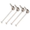 4pcs Universal Drive Shaft Steel Swing Shaft RC Accessory Fit for HSP 94111 110 RC CarSilver
