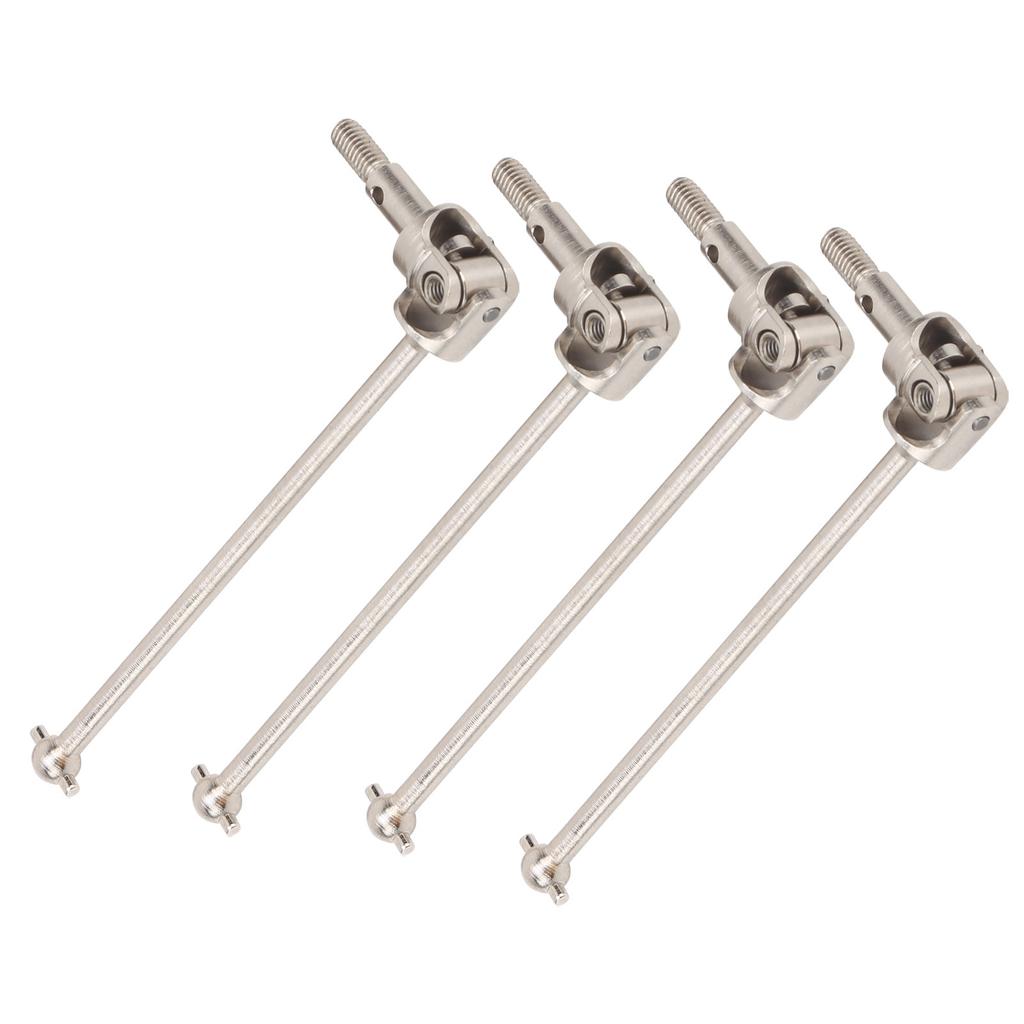4pcs Universal Drive Shaft Steel Swing Shaft RC Accessory Fit for HSP 94111 110 RC CarSilver