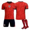 2026 FIFA World Cup England Away Sport Training Jersey Set with Socks Teens Kids Adults Custome Name Football Kits
