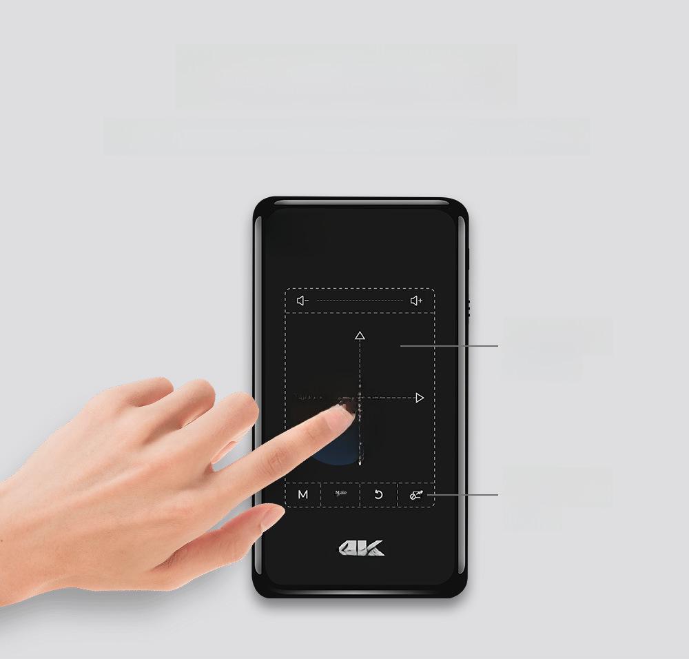16GB DLP 3D 4K Android Smart Mikroprojektor Beépített Akkumulátorral Otthoni Szórakozáshoz