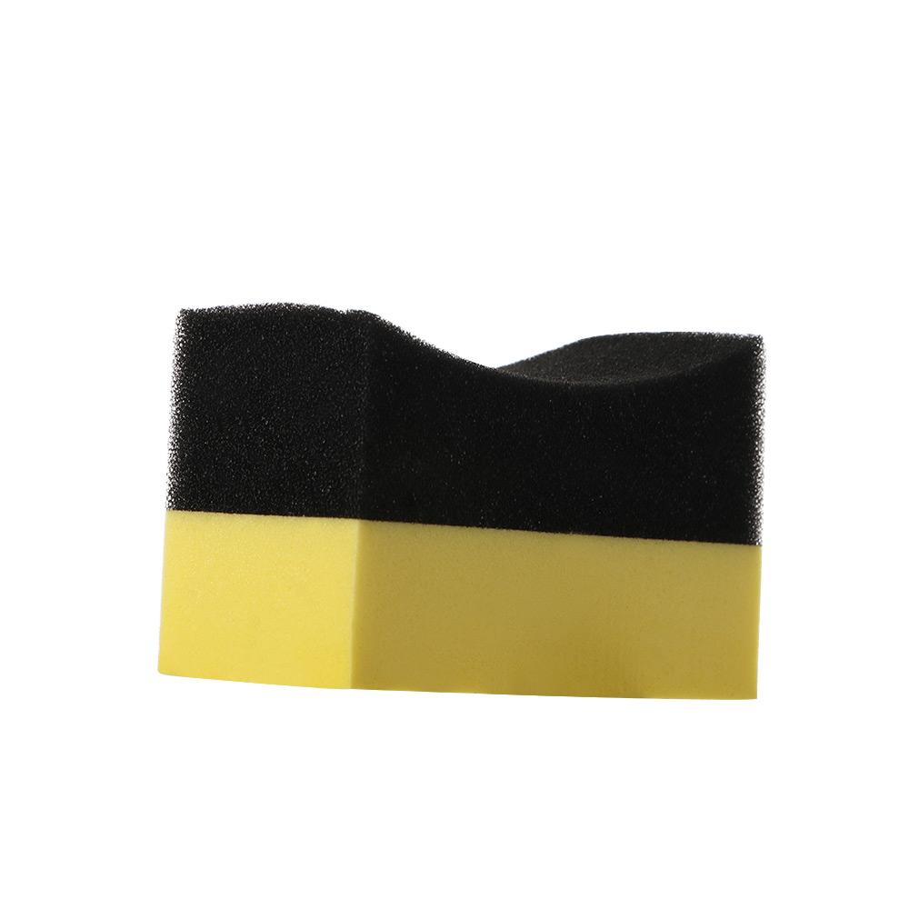 Car Cleaning Sponge U-Shape Tire Contour Pads Polishing Sponge Cleaning Sponge Tyre Cleaning Sponge