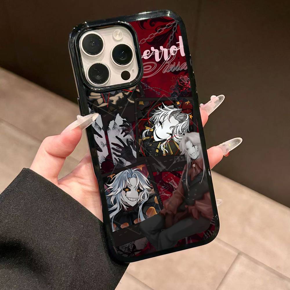 Der Freak Circus Pierrot Für IPhone 17 16 15 14 13 Pro 12 11 Pro Max Harte PC+TPU Handyhüllen Rückabdeckung