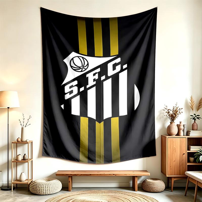 Santos Futebol Clube (1) Tapestry Suitable For Decorating Homes Dorms And Bedrooms Soft To The Touch And A Perfect Gift For Friends And Family