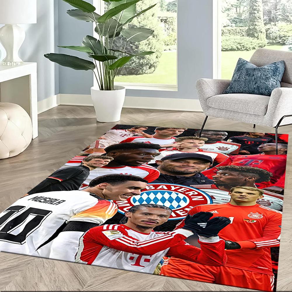 Bayern Munich Area Rug Perfect for Game Room Study Room Decorate Room Living Rooms Anti-slip Rug Decorate Offices