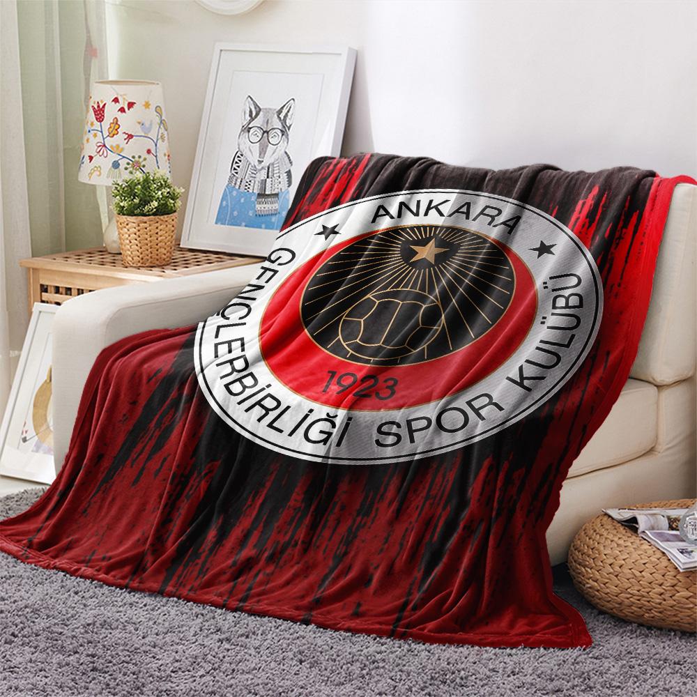 Gençlerbirliği S.K.  Print Flannel Blanket, High quality Comfortable for All Seasons, Home Decor, Warmth and Comfort