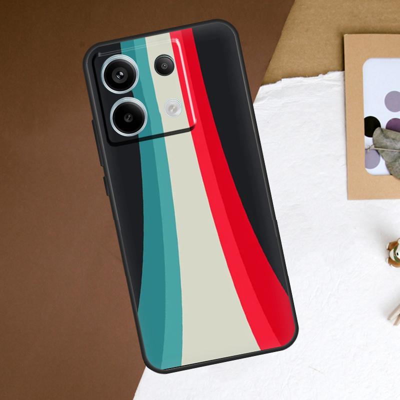 Retro Streifen Ästhetik Vintage Handyhülle Für Redmi Note 12 13 Pro Plus 9 10 11 Pro 9S 10S 11S 12S Redmi 10C 12C 13C Hülle
