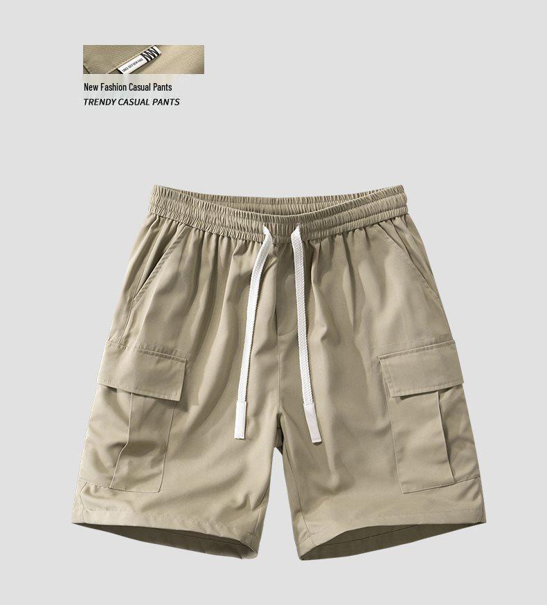 Men's Summer Cavalry Fabric Multi-Pocket Casual Shorts