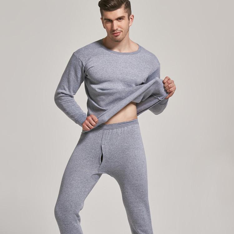 Winter Thermal Underwear Long Johns Mens Keep Warm Tops Pants Set Thick Clothes Comfortable Thermo Underwear Sets