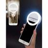 Mini Clip-On Selfie Ring Light, Rechargeable LED Fill Light, 3 Level Brightness for Phone Tablet Laptop