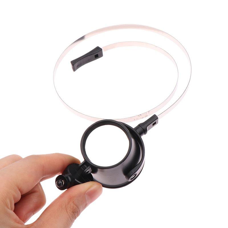 Head Mounted 15X Repair Magnifier With Led Lamp Adjustable Repair Watch Jewelry Tool Magnifier Watchmaker Tools Accessories