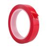 3Meters/Roll PET Red Film Double Sided Tape 6-50mm Width Strong Self Adhesive Sticker Tape No Trace Clear Fixed Pasted Tapes