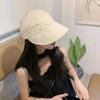 Foldable Sunhat Summer Outdoor Beach Fisherman Hat Sunscreen Protection Cap Adjustable Cotton Wide Brim Bucket Caps for Women