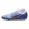 Nike Zoom Mercurial Superfly 9 Academy CR7 AG Azulejo Men Sneakers White Concord Medium-Blue DV8187-182