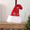 Fabric Christmas Hat, Painted Socks & Gloves Ornaments for Windows & Malls
