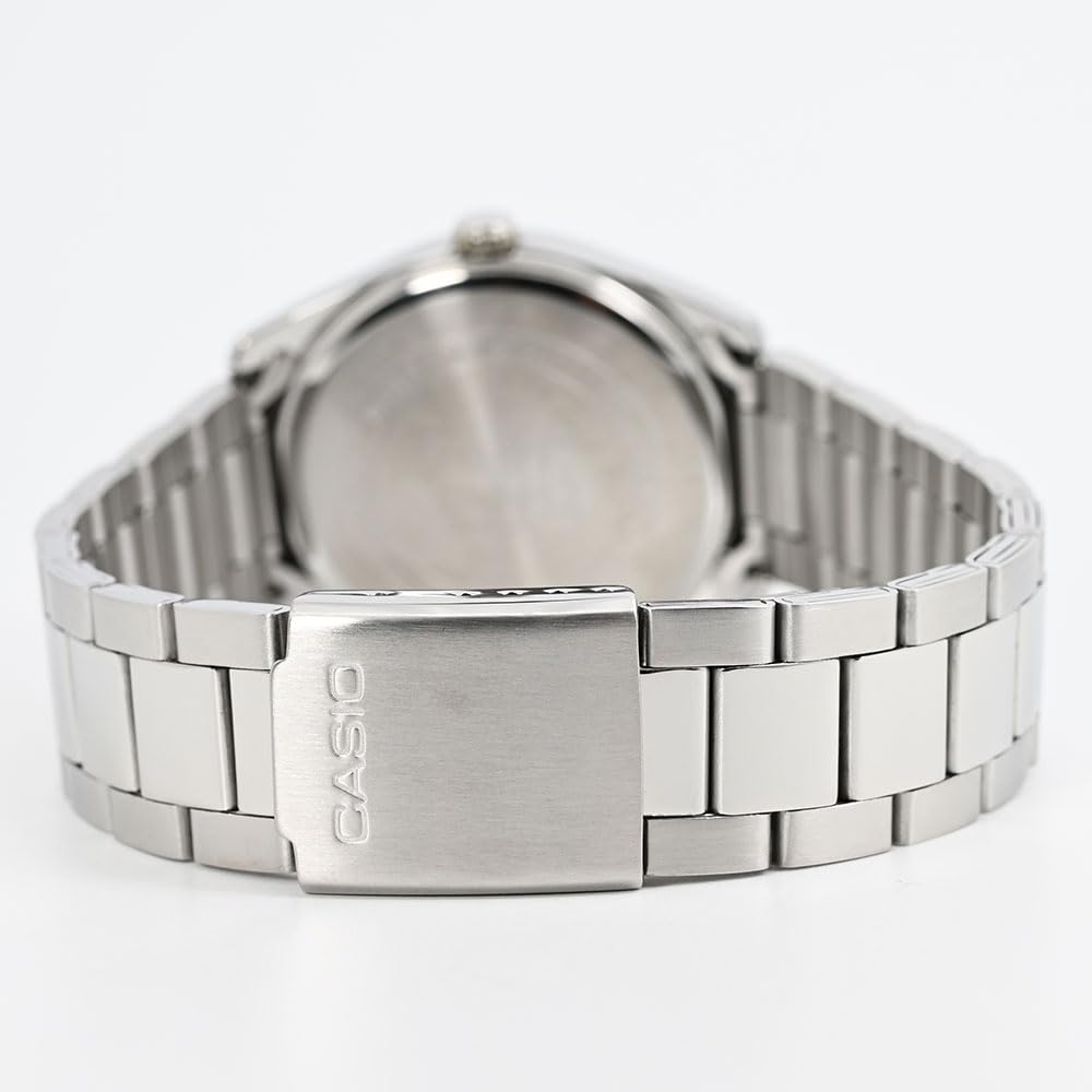 Casio Ceas de mână cu cuarț analogic MTP-1302DA-2A2, Standard Argintiu/Albastru deschis [Import paralel]