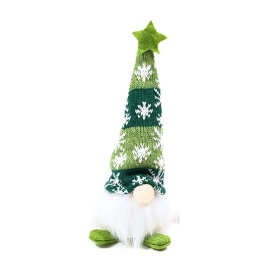 Pandantiv Gnom de Crăciun cu Lumini LED Alb Cald Barbă Lungă Gnom de Crăciun Decor de Masă pentru Casă