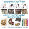 3 Holes Mini Plier For Micro Nano Ring/Links Feather Hair Extensions opener and Removal Tool Hair Pliers Extension Tongs Tools