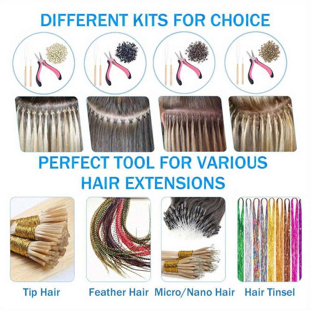 3 Holes Mini Plier For Micro Nano Ring/Links Feather Hair Extensions opener and Removal Tool Hair Pliers Extension Tongs Tools