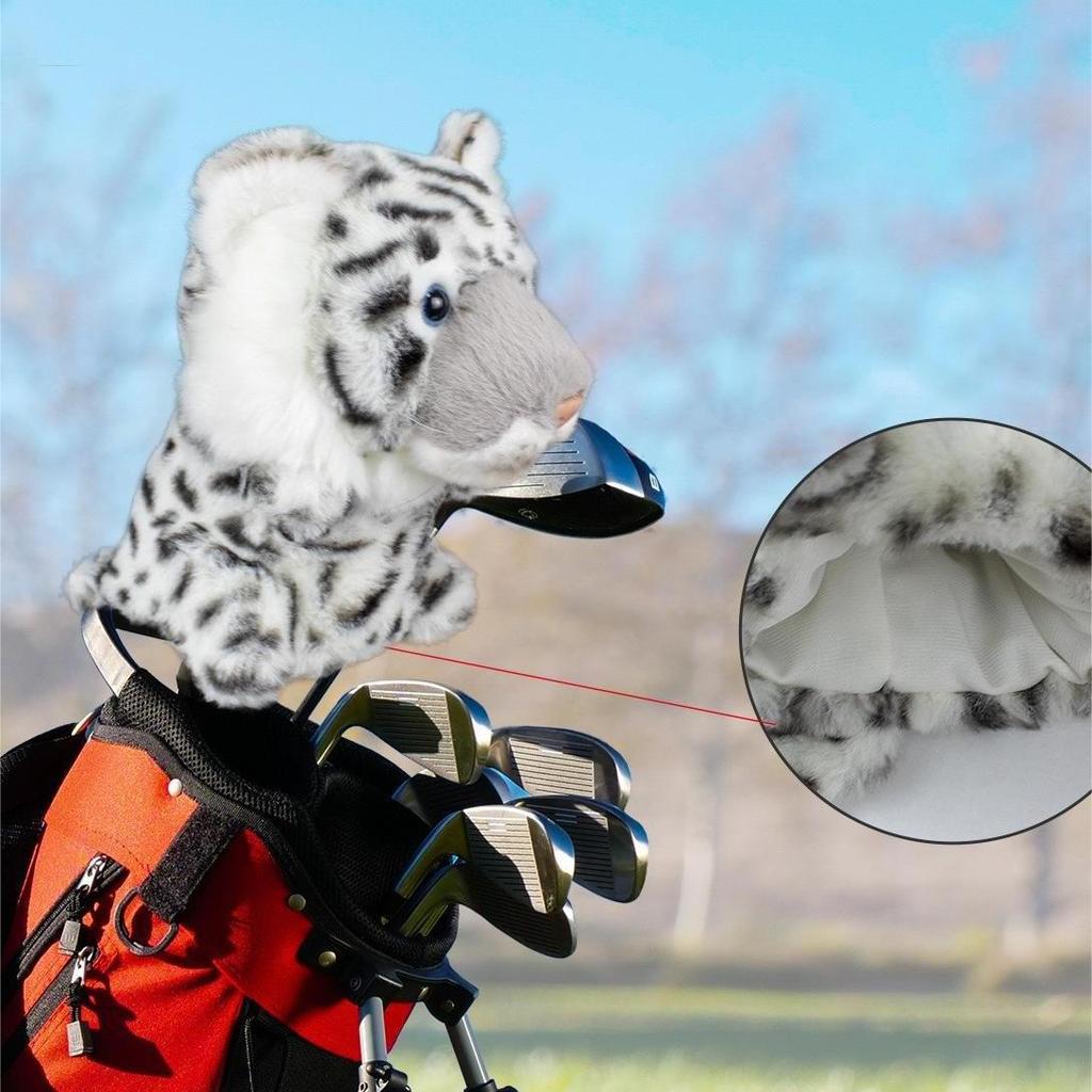 Cartoon Lion Golf Driver Headcover - Wood Club Protection Cover