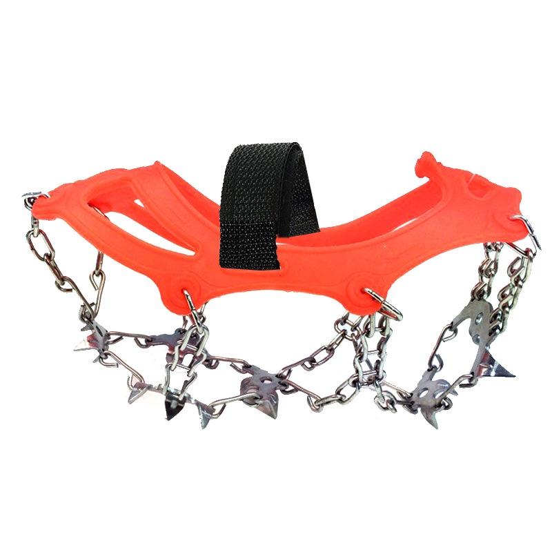 Ice Teeth 18 Snow Crampons Antislip Climbing Gripper Shoe Covers Cleats Spike
