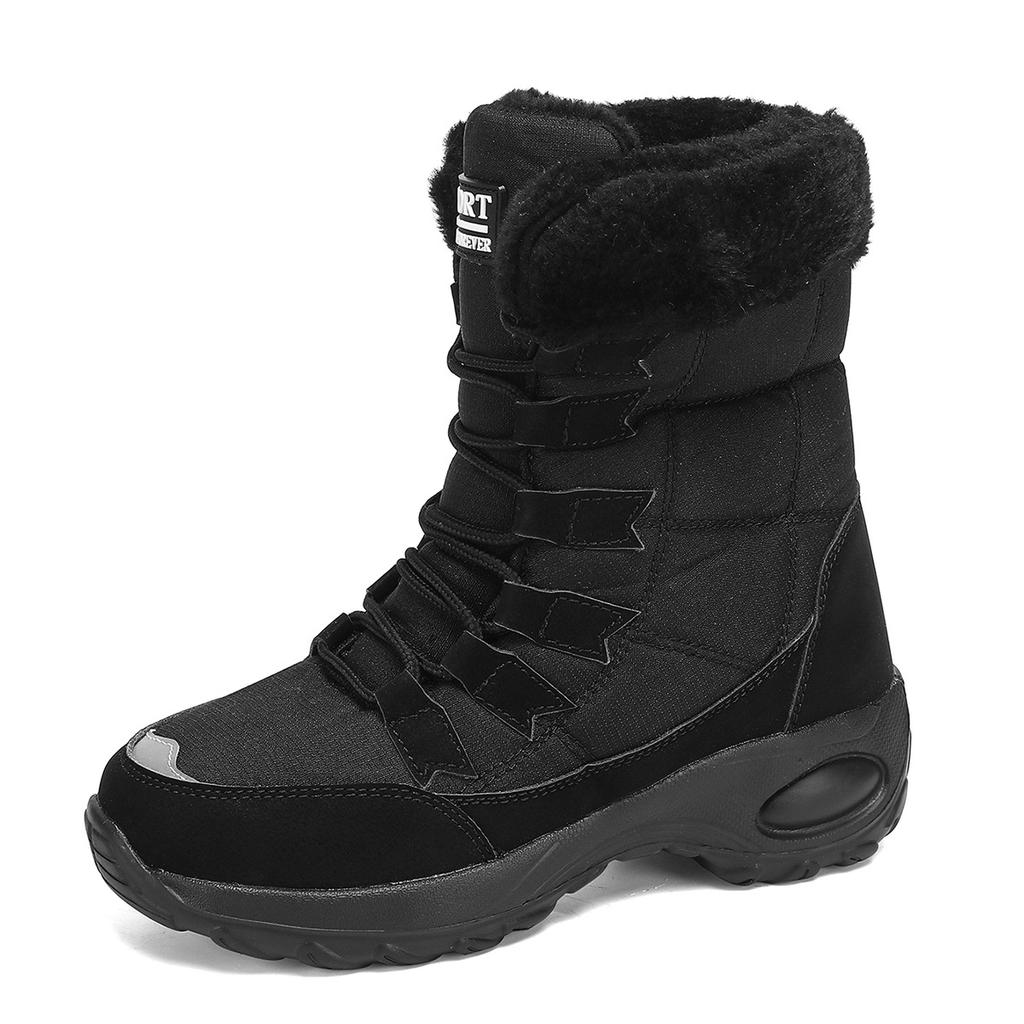 2025Women's Boots Winter High Quality Keep Warm Mid-Calf Waterproof Snow Boots Women Comfortable Ladies Thigh High Hiking Boots
