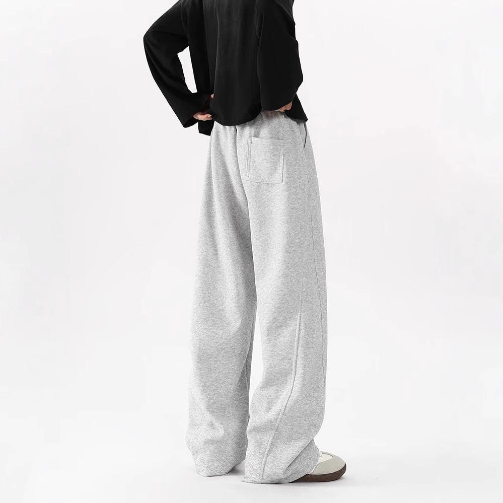 Chao Lunbu Men's Plus Size Wide-Leg Casual Sports Pants