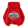 Car Movie Kids Hoodies Kawaii Cartoon Character Printed Tops Boys Winter Casual Sports Long Sleeves Autumn Children Clothing