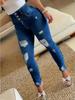 High-Waisted Stretch Denim Jeans for Women - European & American Fashion